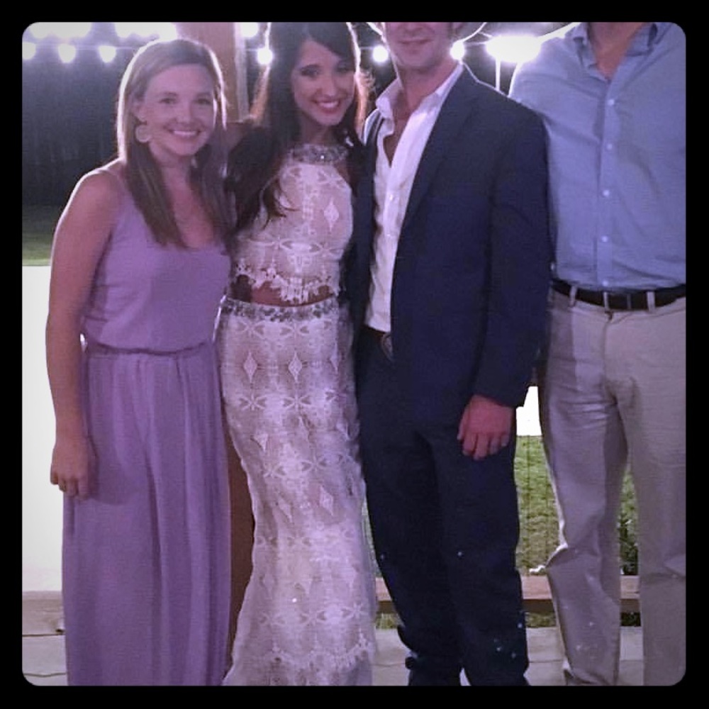 Sherri Hill Two Piece Bohemian Dress