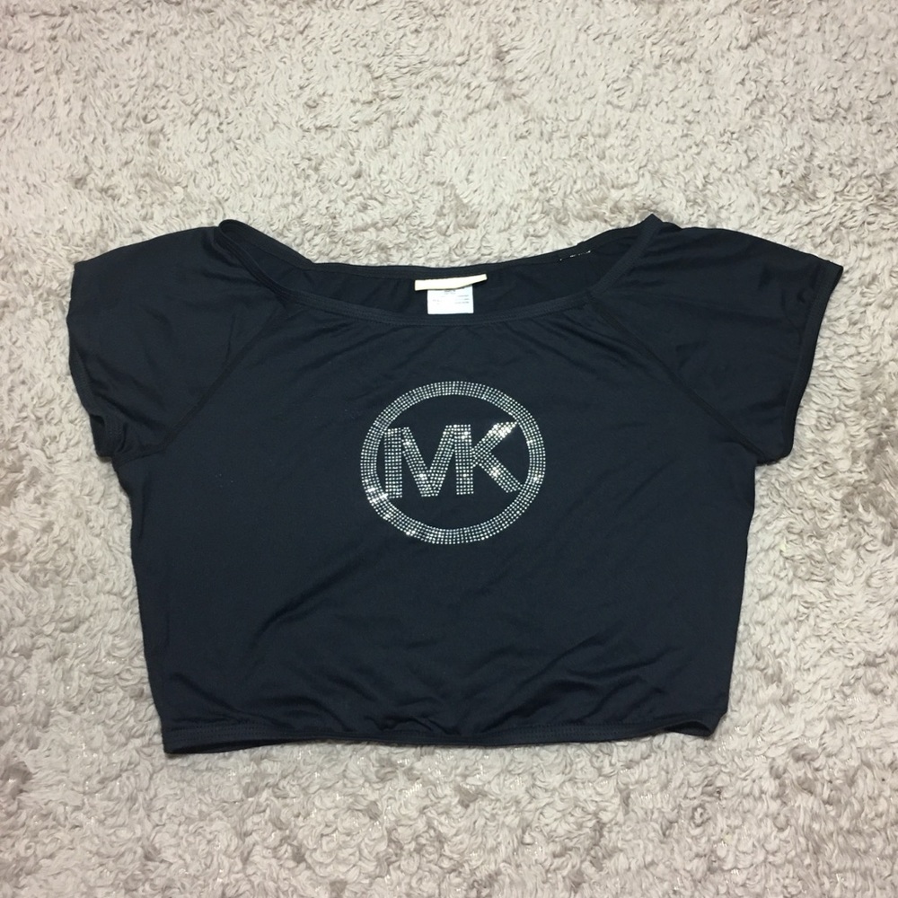 Michael kors crop top. In black size medium.