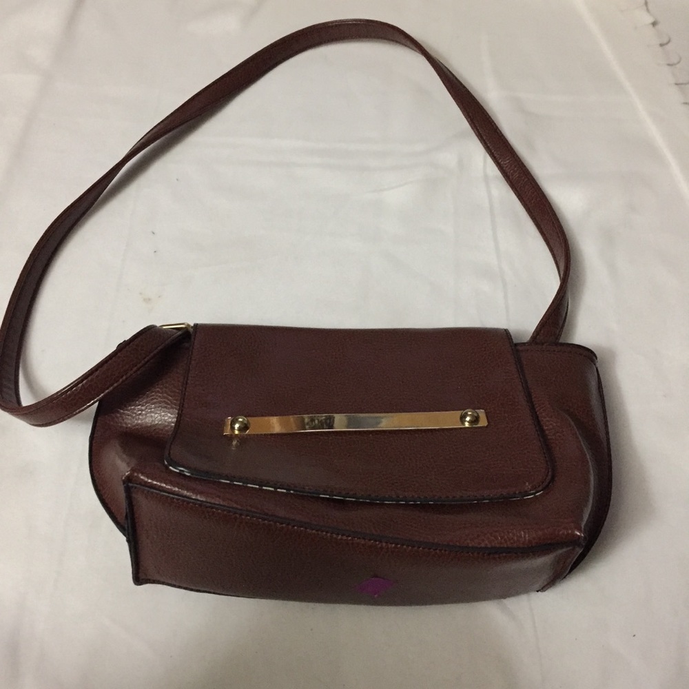 Great leather brown shoulder bag