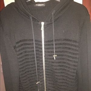 Balmain Paris Cashmere Hoodie
