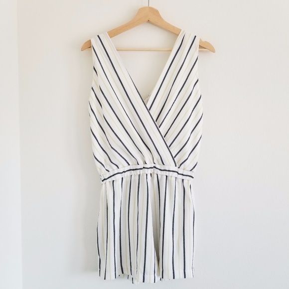 Frnch Striped Romper - Picture 5 of 8