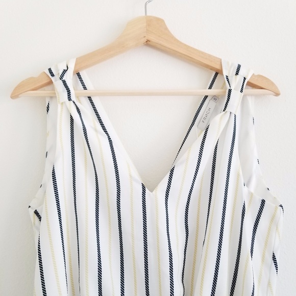 Frnch Striped Romper - Picture 3 of 8