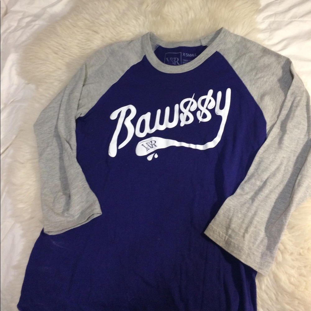 Y&R Baseball "bawssy" tee