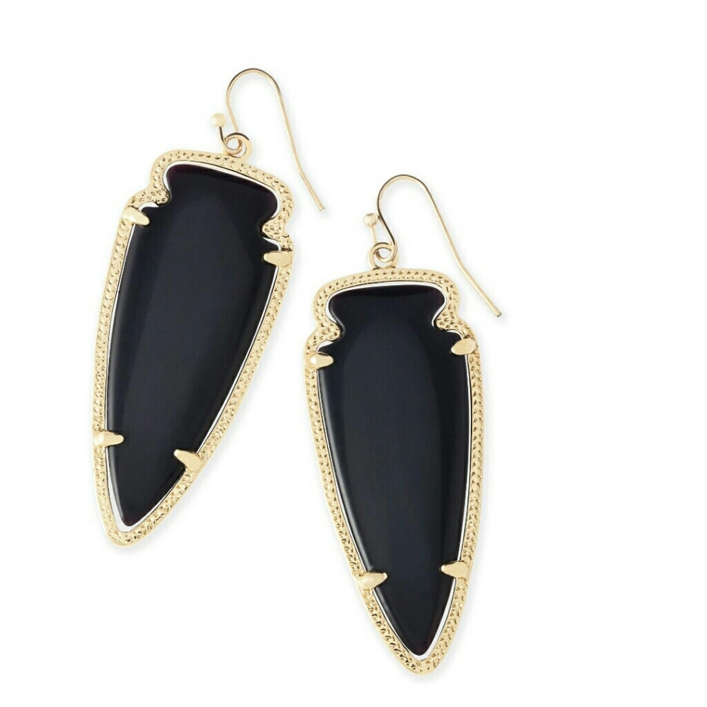 Kendra Scott Black Skylar Earrings