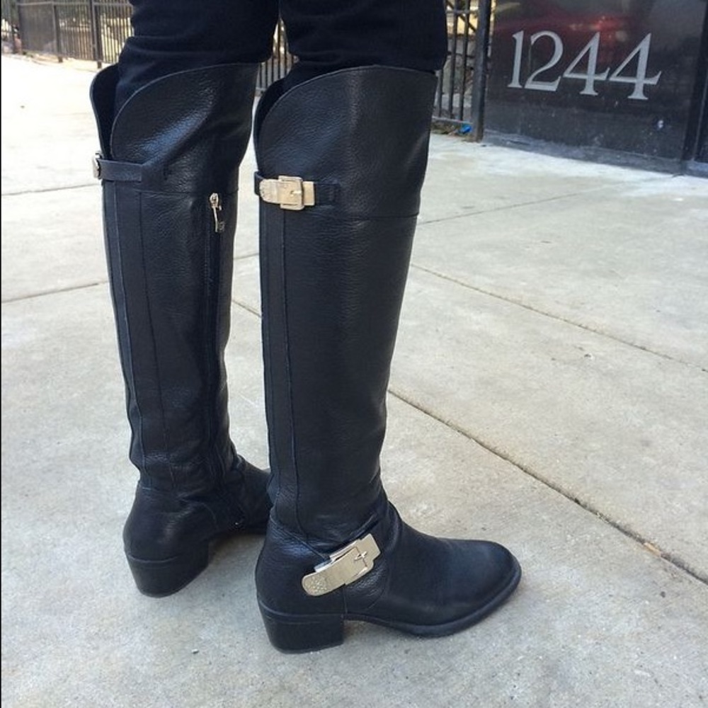 🌵HP🌵Vince Camuto Knee High Leather Riding Boots - Picture 3 of 6