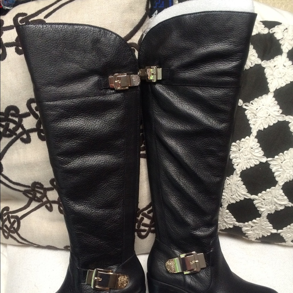 🌵HP🌵Vince Camuto Knee High Leather Riding Boots - Picture 5 of 6