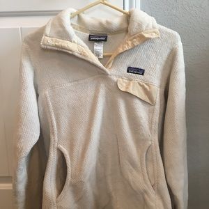White Patagonia fleece