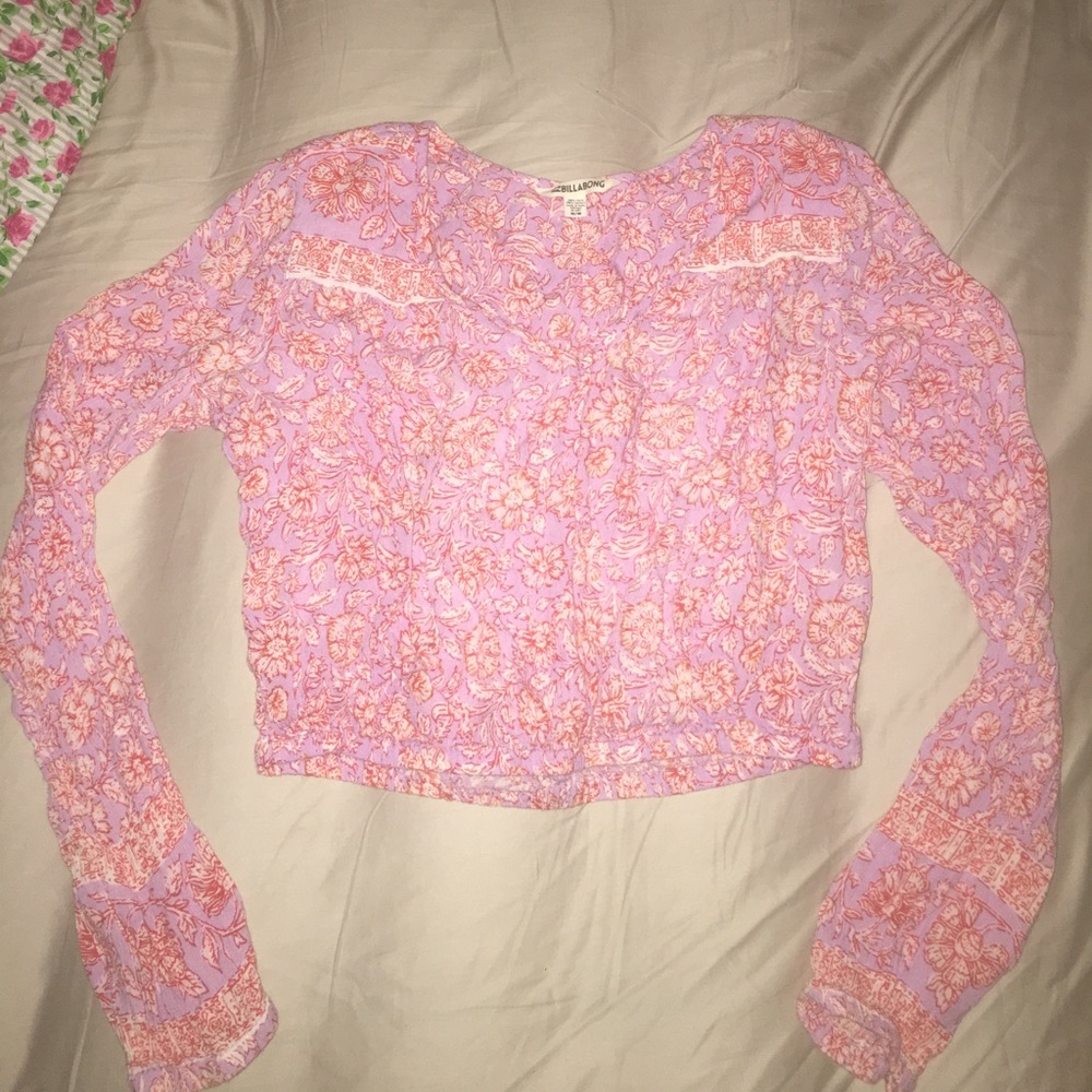 M billabong crop top