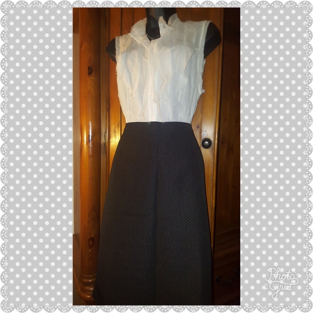 Black pencil skirt