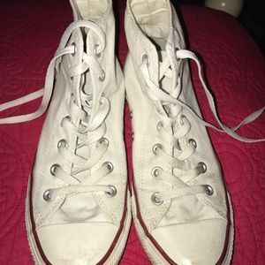 High top white converse