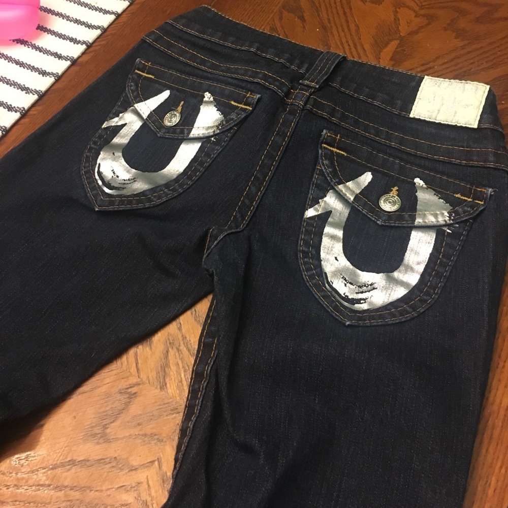 TRUE RELIGION BOIT CUT JEANS LIKE NEW