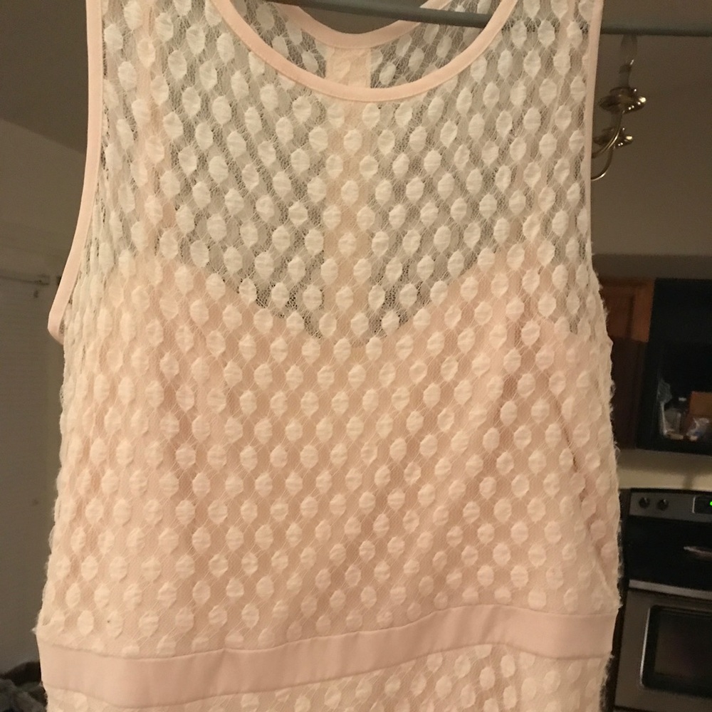 NWT Minuet Size: L ivory dress