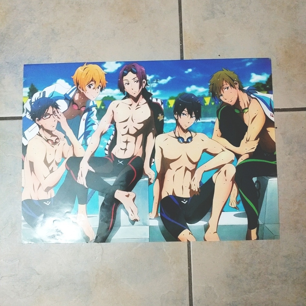 Free iwatobi swim club posters