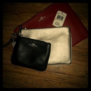 Coach wristlet set