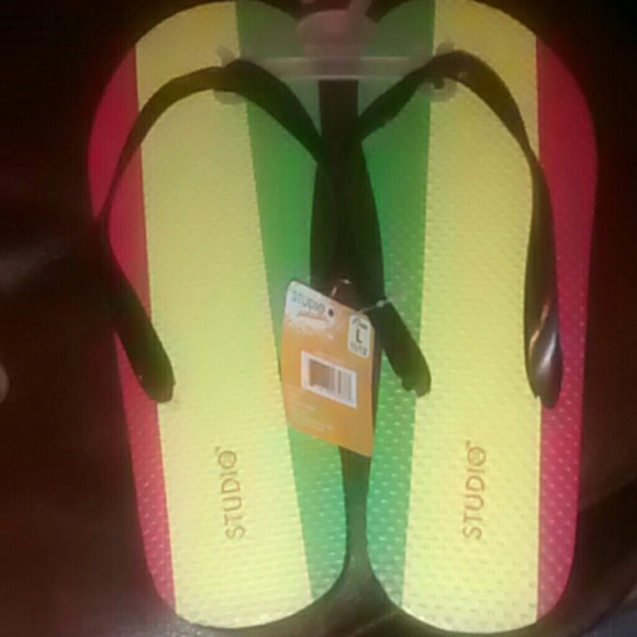 Studio 74 Rasta Sandals - Picture 3 of 4