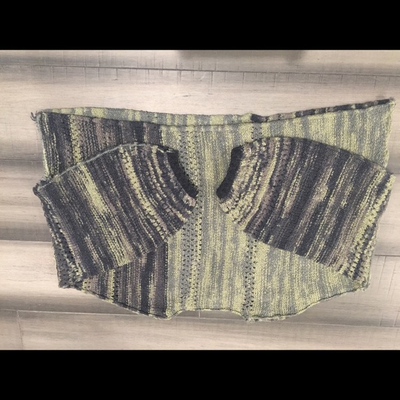 NWT Free People Amethyst Long Sleeve Sweater Green - Picture 4 of 5