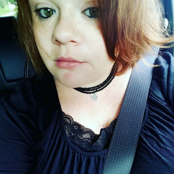 LAST ONE Black Pentagram Wrap Bracelet - Picture 6 of 6