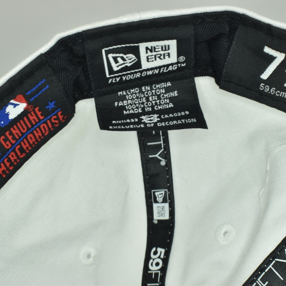 New Era MLB New York Yankees Cap White Size 7&1/2 - Picture 5 of 5