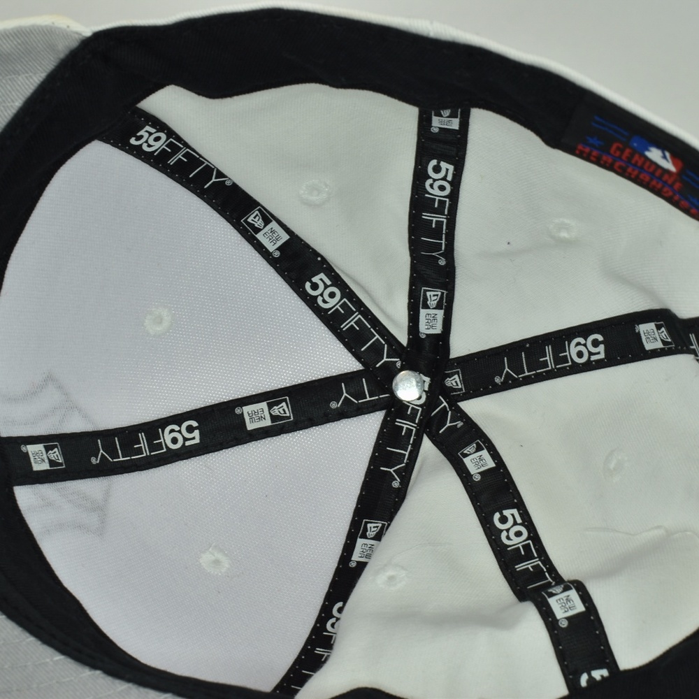 New Era MLB New York Yankees Cap White Size 7&1/2 - Picture 4 of 5