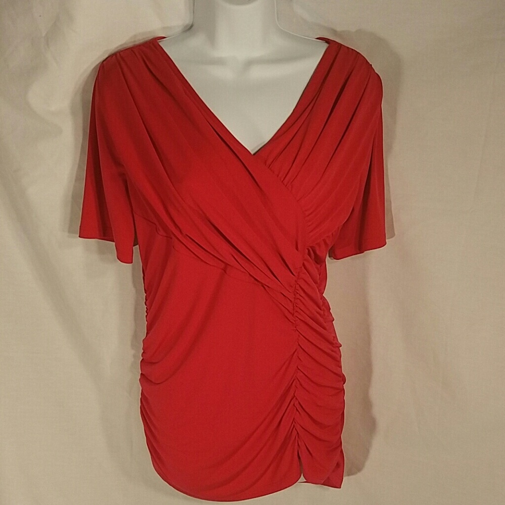 Red Ellen Tracy top