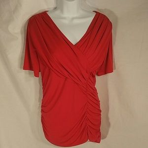 Red Ellen Tracy top