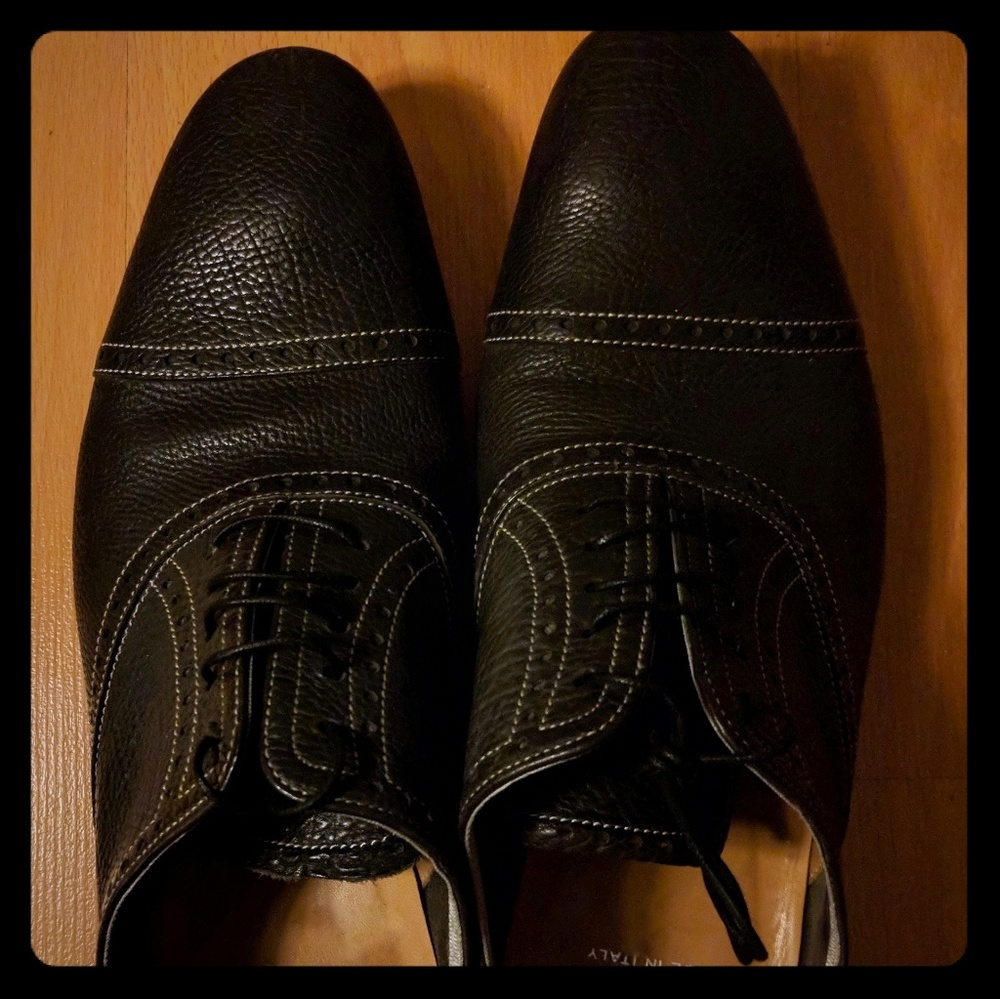 Handmade Leather oxford Shoes purchased Milan 44
