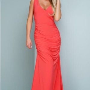 WANTMYLOOK orange bodycon dress (never worn)