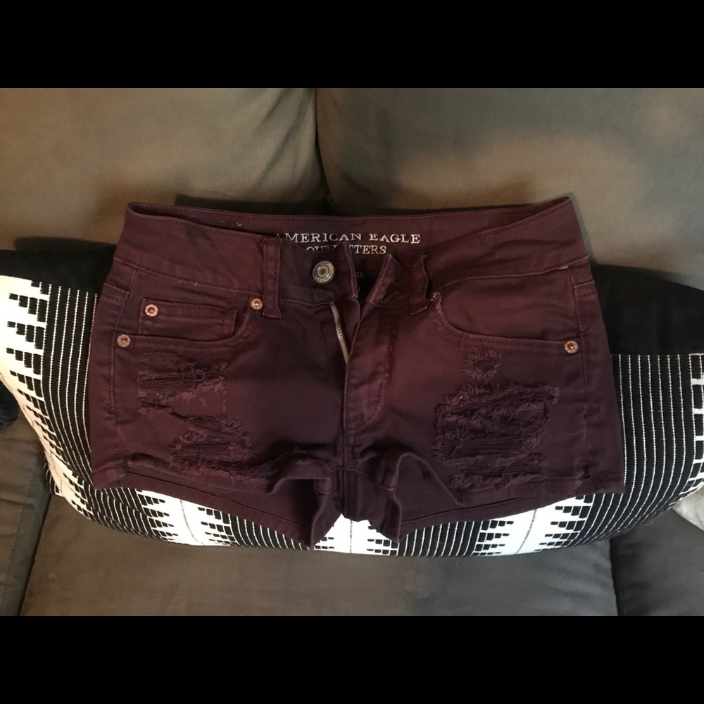 AE shortie shorts