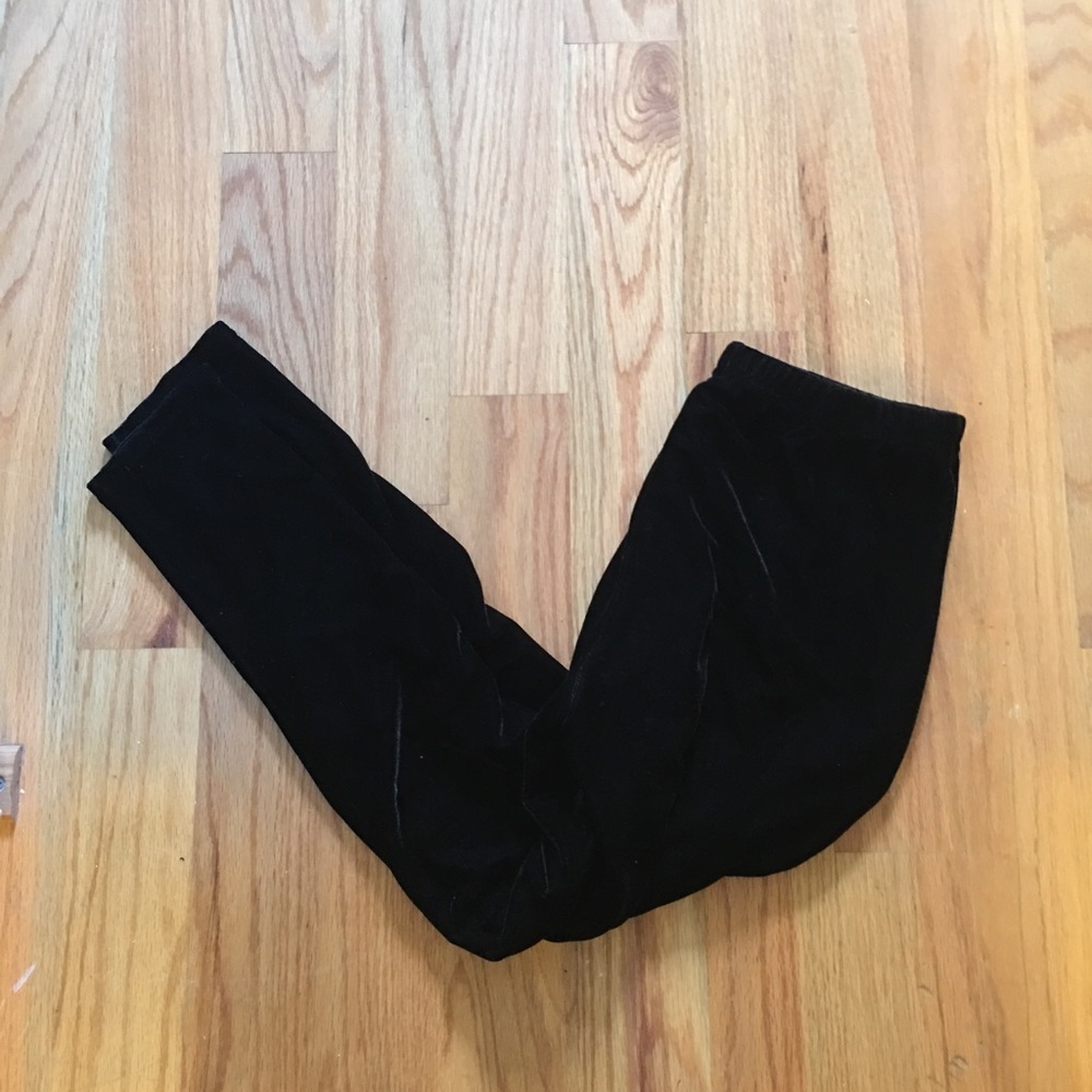 Velvet leggings