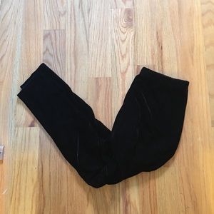 Velvet leggings
