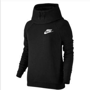 cowelneck over sized nike sweater