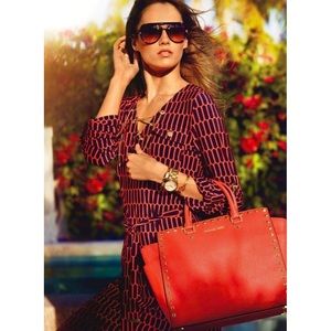 MK Fall Print Shift Dress