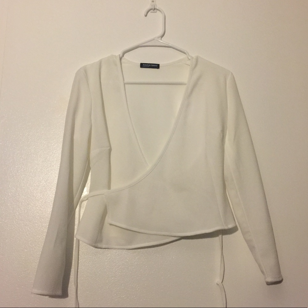 AMERICAN APPAREL CROSSBODY TOP