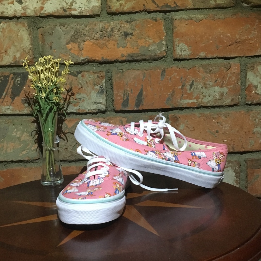 Vans Authentic Toy Story Woody Bo Peep Pink Kids 4