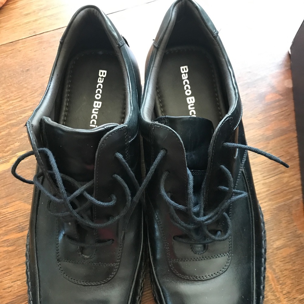 Brand new leather shoes