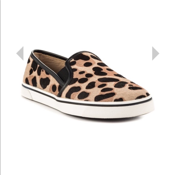 DV by Dolce Vita Shoes - Animal Print Slip On Sneakers