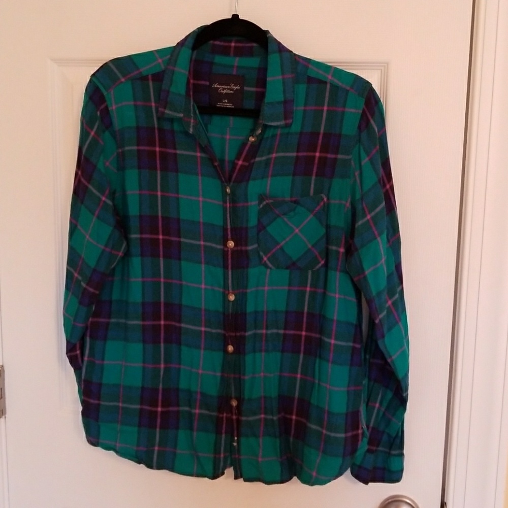 Cotton flannel blouse