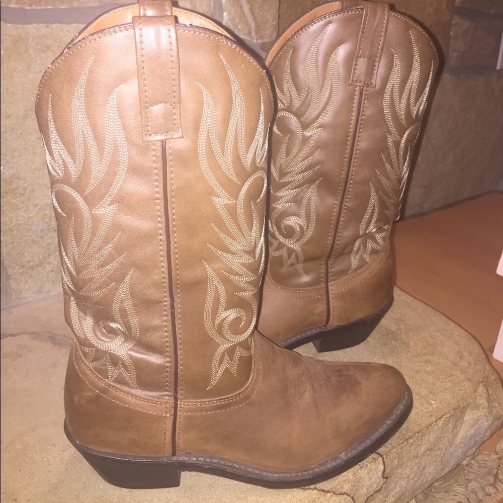 Men's Laredo leather cowboy boots 9.5 D