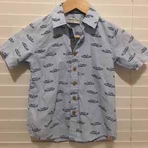 Kids car print polo