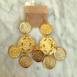 Kenneth Jay Lane Gold Earrings