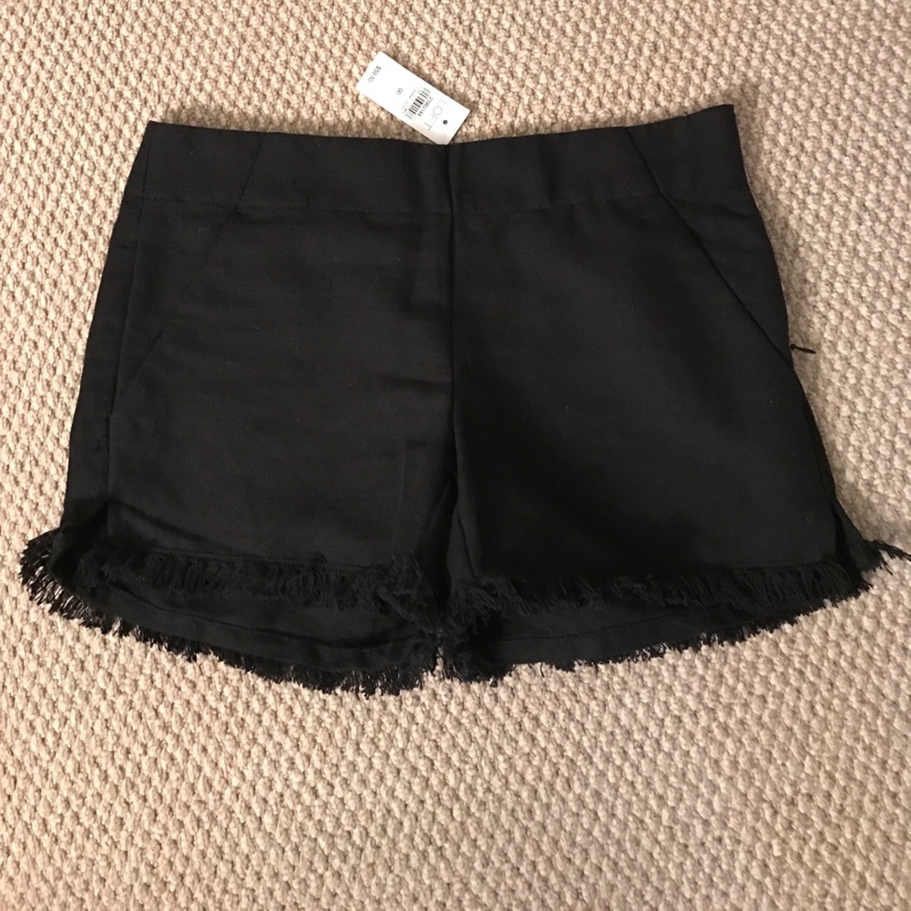 Loft black fridge shorts size 00