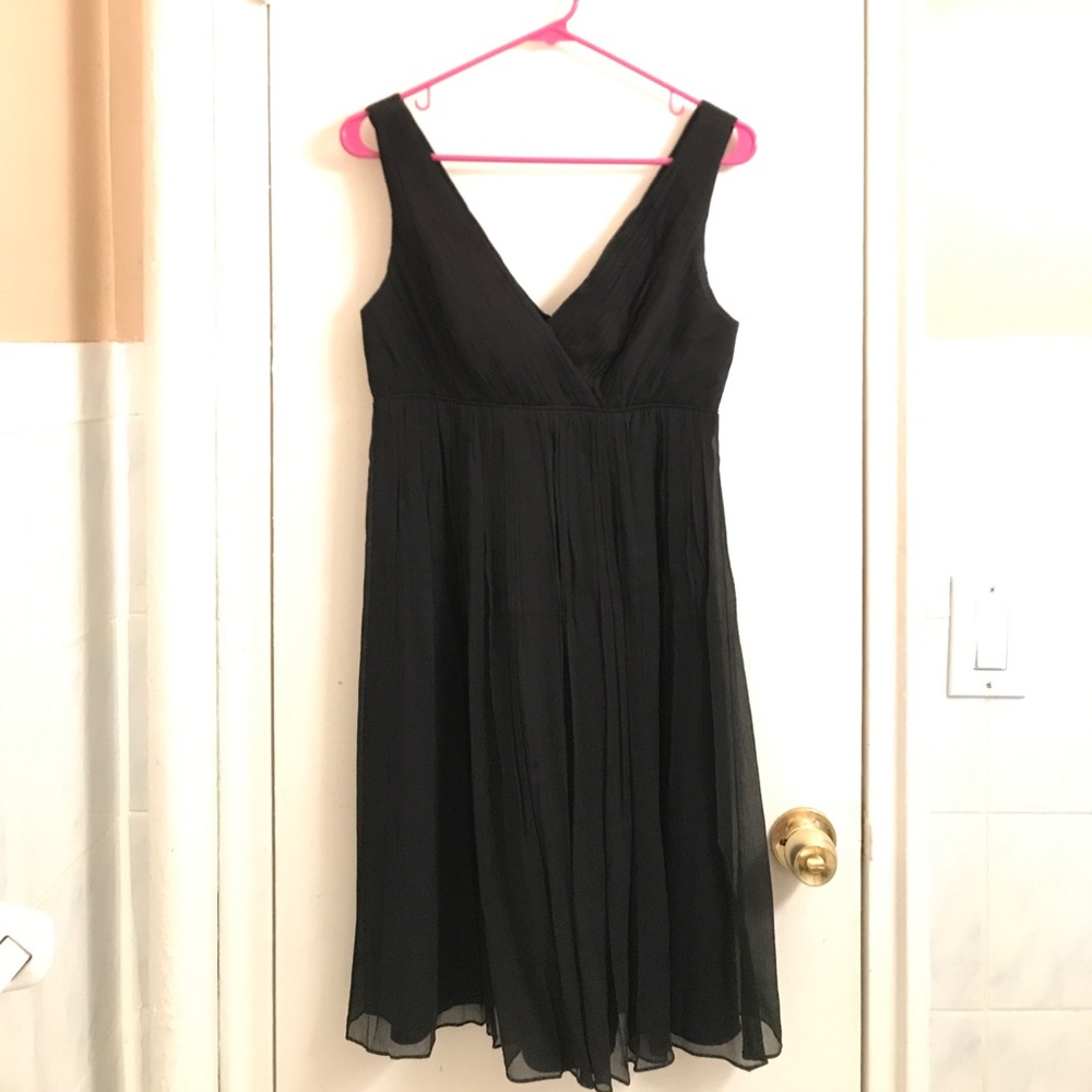 Black Silk J.Crew Cocktail Dress