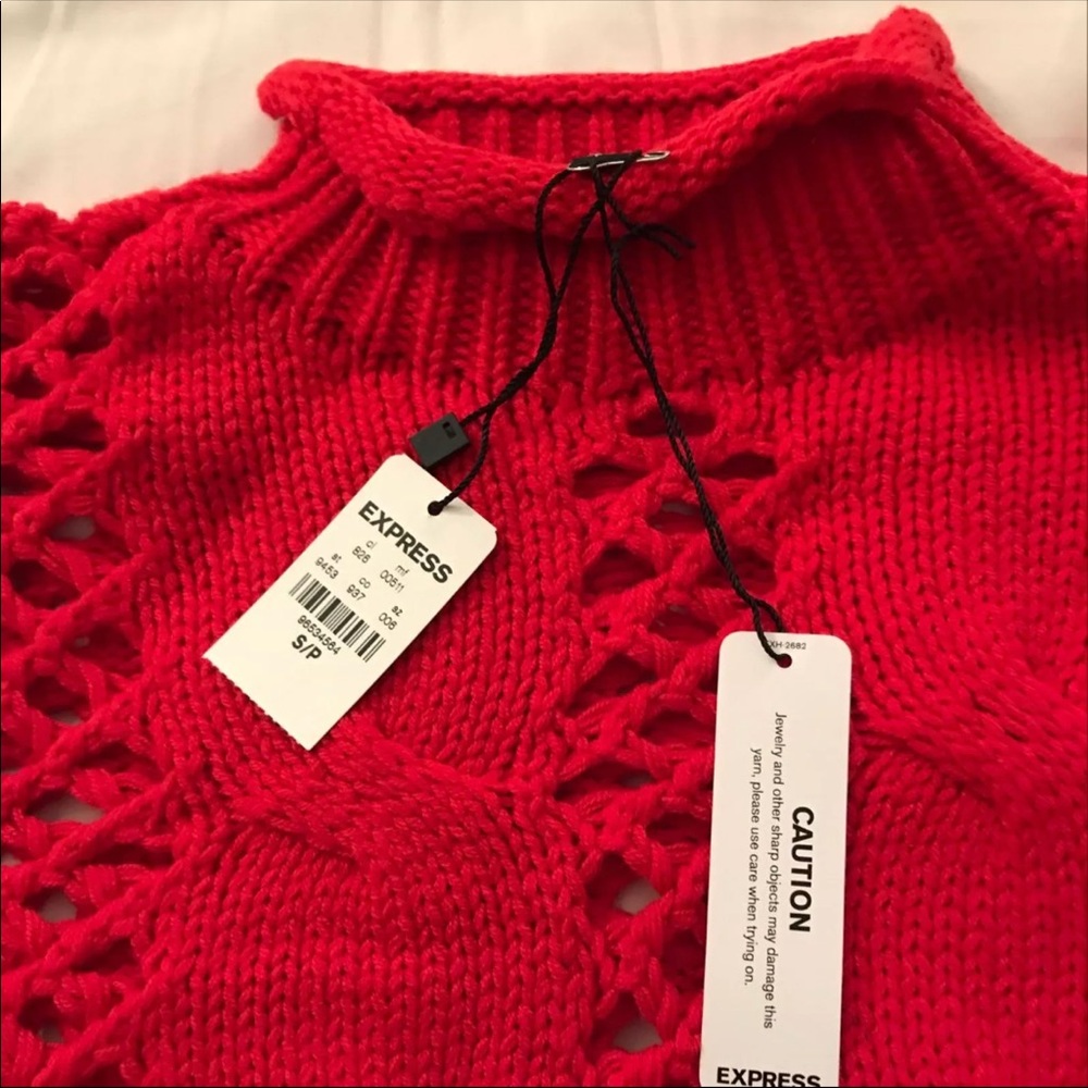 Express crop sweater