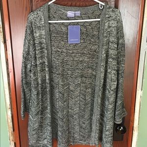 Gray cardigan from Laura Scott