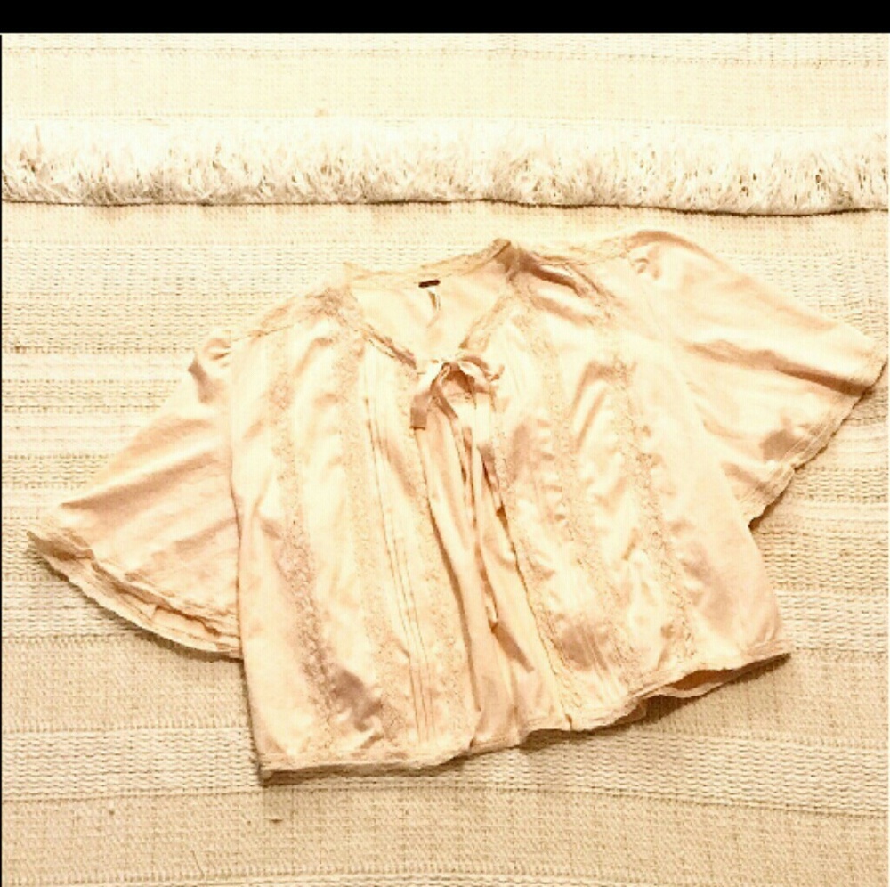Free people blush capelet