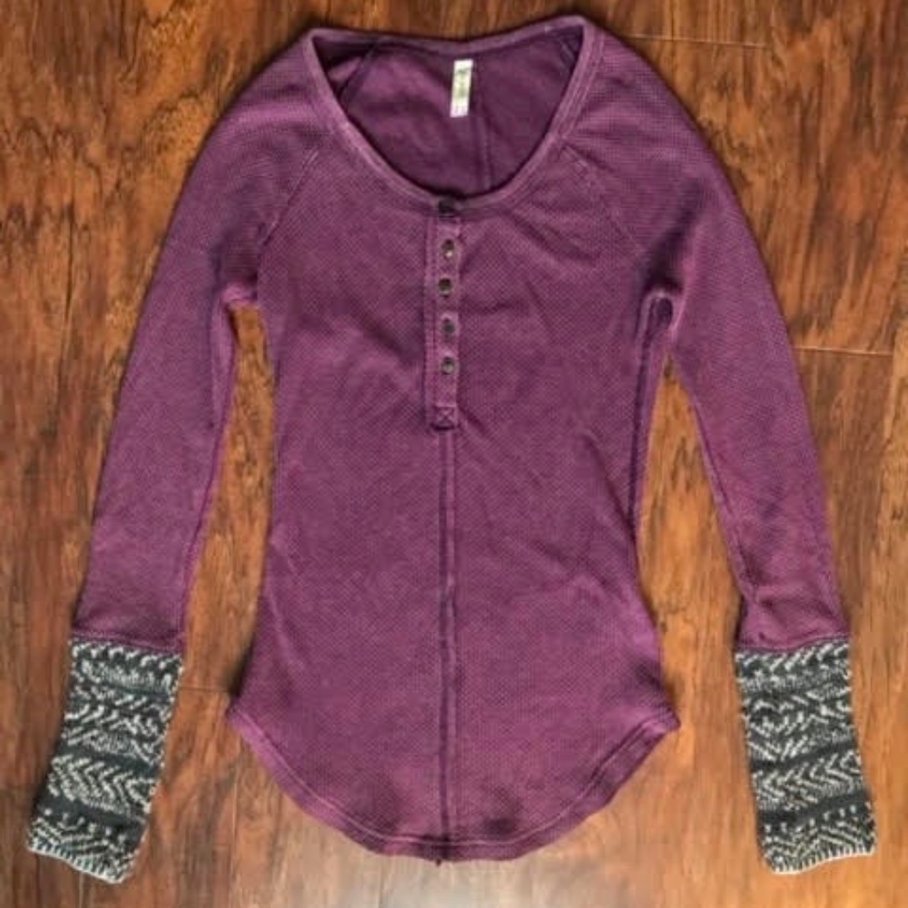 Free People Thermal Henley