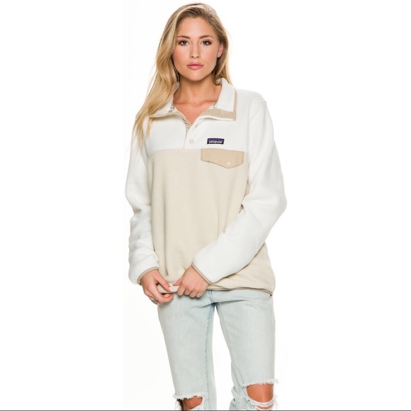 Patagonia Tops - Patagonia Cream Snap -T Synchilla Fleece NWT