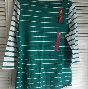 Merona XL striped top