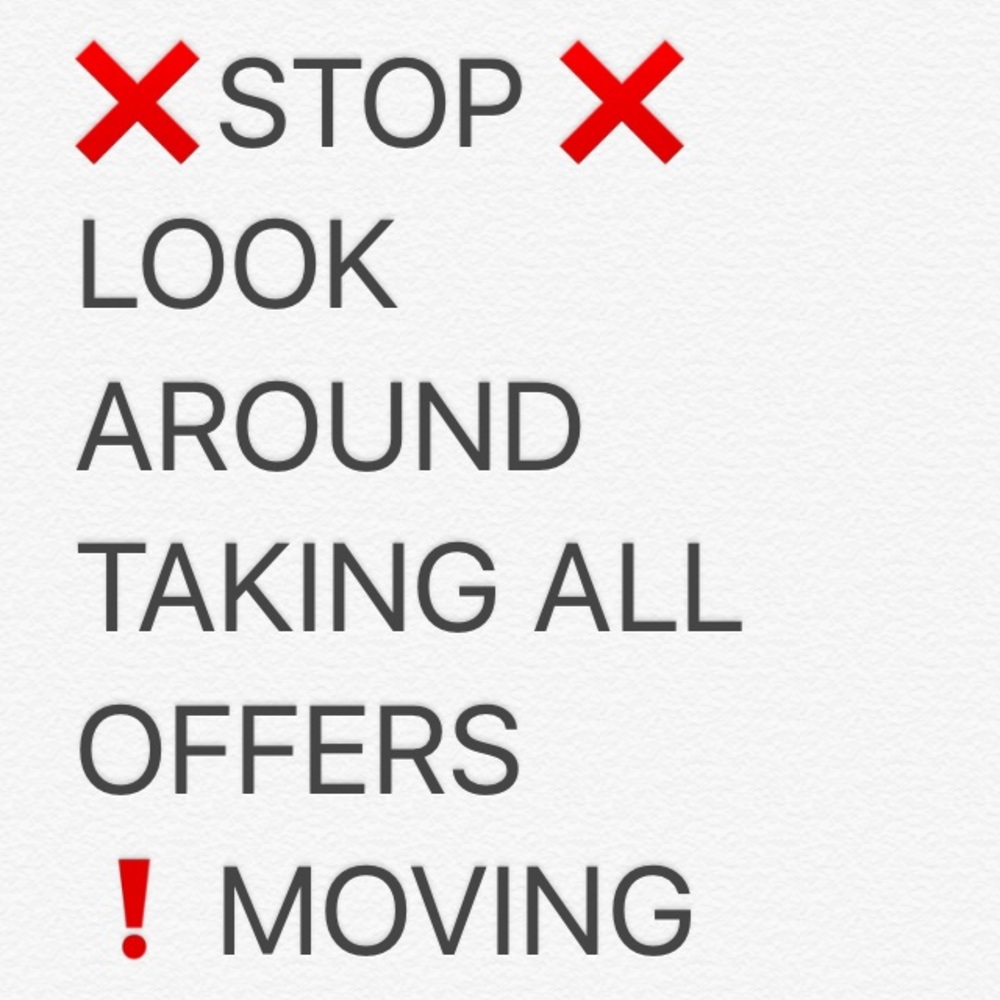 ❌ STOP❌. LOOK AROUND MOVING SALE ! OFFERS WELCOME