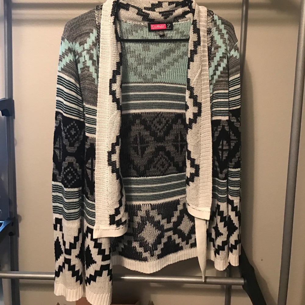 Fall Drape cardigan EUC large